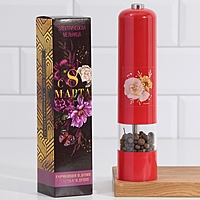 Электромельница "С 8 марта", модель LET-004, 22,3 х 5,2 см