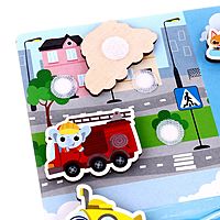 Игра на липучках Машинки 8 фигурок