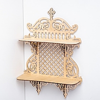 Декоративная полка, 53х38х12,5 см