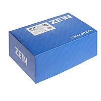 Смеситель для ванны ZEIN Z2494, излив 20 см, кран-букса 1/2", с душевым набором, черный/хром