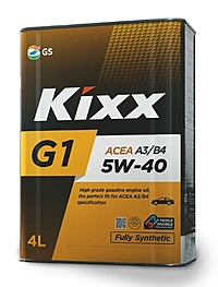 Масло моторное Kixx G1 A3/B4 5W-40 4 л синт.
