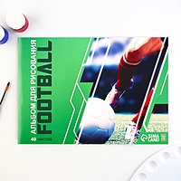 Альбом для рисования на скрепке, 40 листов "Футбол"