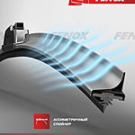 Щетка стеклоочистителя Fenox 15" 380 мм WB38220 бескаркасная