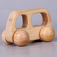 Детская деревянная машинка ЭКО "Автобус" 10х2х6