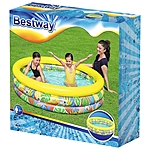 Бассейн надувной Гиппо 168х38см от 2 лет 51203 Bestway