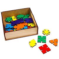 Настольная игра Умный конструктор из дерева 30 деталей