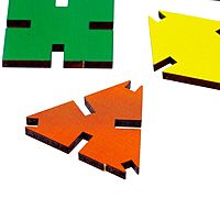 Настольная игра Умный конструктор из дерева 30 деталей