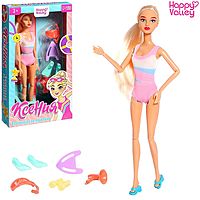 Кукла-модель «Ксения - Олимпиада по плаванию», шарнирная