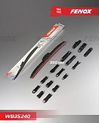 Щетка стеклоочистителя Fenox 14" 350 мм WB35240 гибридная