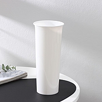 Ваза для цветов, d=11 см, h=26 см, цвет белый