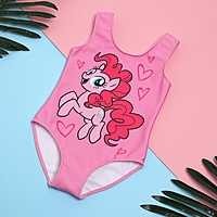 Купальник детский "Pinkie Pie", My Little Pony, рост 128 см, розовый