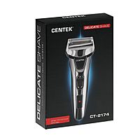 Электробритва Centek CT-2174, 3 Вт, сеточная, 2 головки, сухое бритьё,  от АКБ