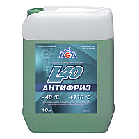 Антифриз AGA L40 G11 10 кг сине-зеленый