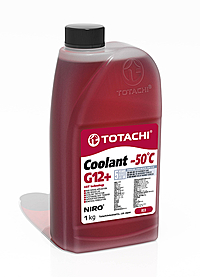 Антифриз Totachi Niro Coolant Red G12+ -50°C 1 кг красный