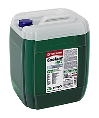 Антифриз Totachi Niro Coolant Green G11 -40°C 10 кг зеленый