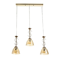 Светильник Federica 3х40Вт Е27 золото 59х13х65(32)см