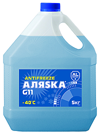 Антифриз Аляска -40 G11 Blue 5 кг синий