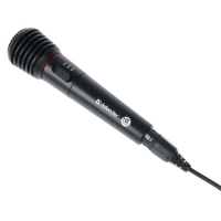 Микрофон караоке DEFENDER MIC-142 беспроводной, радио 87,5 - 92 МГц, черный