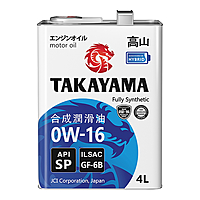 Масло моторное Takayama 0W-16 GF-6B SP 4 л синт.