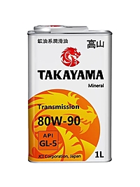 Масло трансмиссионное Takayama 80W-90 GL-5 1 л мин.
