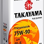 Масло трансмиссионное Takayama 75W-90 GL-5 4 л синт.