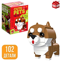 UNICON Конструктор "Cute pets",  Сиба-Ину, 102 деталей