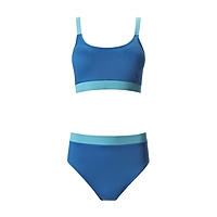 Купальник женский раздельный, цвет голубой, размер 38 (42)