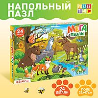 Мега-пазл Лесные жители 24 детали