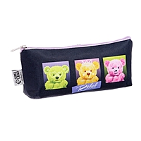 Пенал косметичка "Мишки" 21*10см ,