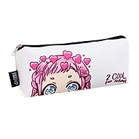 Пенал косметичка "Анимешка" 21*10см ,
