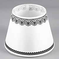 Абажур E27 белый 25х25х19 см