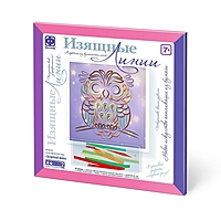 Обьемная картина из бумажных лент "Загадочный филин" 967106