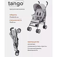 Коляска детская RANT basic Tango, цвет Silver Grey