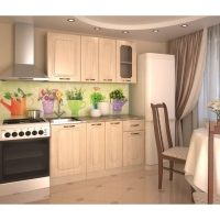 Кухонный гарнитур, грецкий орех 11, 1500 мм