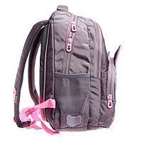 Рюкзак школьный, 40 х 27 х 20 см, Grizzly 360, эргономичная спинка, отделение для ноутбука, + брелок, серый RG-360-7_4