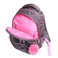 Рюкзак школьный, 40 х 27 х 20 см, Grizzly 360, эргономичная спинка, отделение для ноутбука, + брелок, серый RG-360-7_4