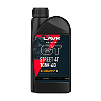 Масло моторное LAVR GT STREET 4T 10W-40 SM 1 л синт. Ln7725