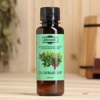 Ароматическая смесь для бани и ванны "Сосновый бор" натуральная, 100 мл "Добропаровъ"