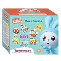 Макси-пазл 6 в 1 Малышарики