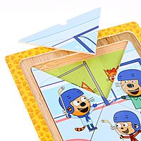 Игрушка деревянная «Вкладыши многослойные», Три кота