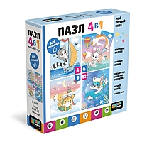 Пазл 4 в 1 Мечтатели 4-6-9-12 элементов
