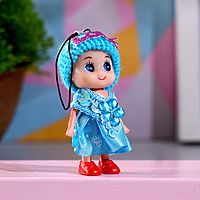 Кукла в шапочке и платье, 3 х 3 х 7 см, цвета микс