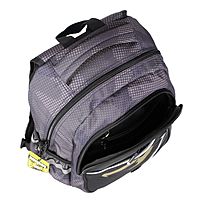 Рюкзак молодежный 40 х 30 х 16 см, с эргономичной спинкой, со светящимся элементом из оптико-волоконных нитей, Seventeen, Optical Fiber