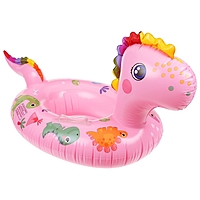 Плотик для плавания "Динозаврик" 90 х 57 см, цвет розовый