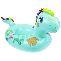 Плотик для плавания "Динозаврик" 90 х 57 см, цвет бирюзовый