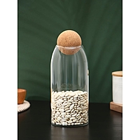 Банка для сыпучих продуктов "Эко. Шар" 1100 мл, 9,5х24 см