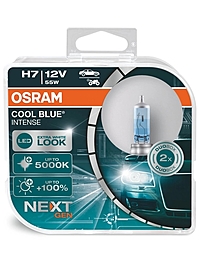 Лампа Osram Cool Blue Intense H7 12V 55W 2 шт. 64210CBN-HCB