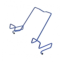 Подставка для книг, металлическая, для парт толщиной до 20 мм, синяя