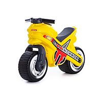 Каталка-мотоцикл МХ желтая 80578