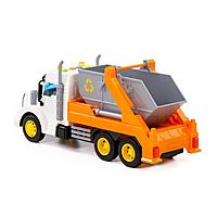 Автомобиль-контейнеровоз инерционный «Профи», цвет оранжевый